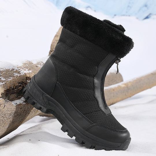 Damen isolierte Winterstiefel mit rutschfester Sohle und kuscheligem Innenfutter Fudus