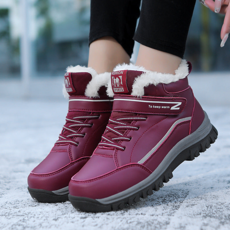 Damen Isolierte Winterstiefel mit rutschfester Profilsohle und warmem Innenfutter Fudus