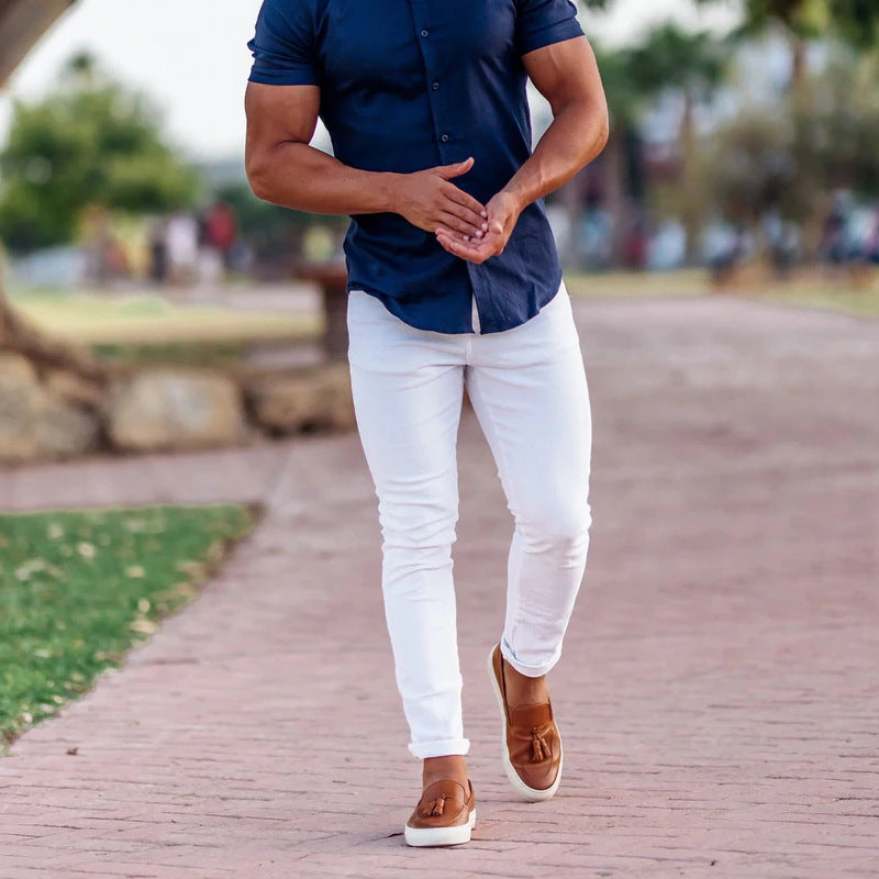 Herren Slim Fit Chinos von Fudus