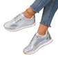 Damen Sneaker Mit Funkelnden Pailletten Und Bequemer Sohle