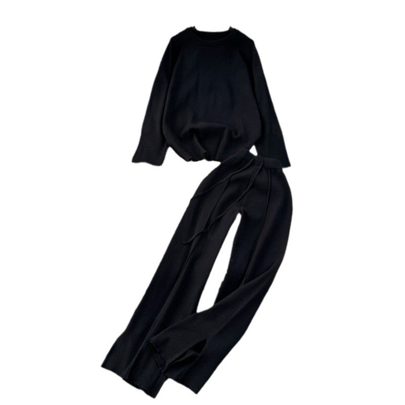 Damen kuschelige und stylische Strickkombination Fudus