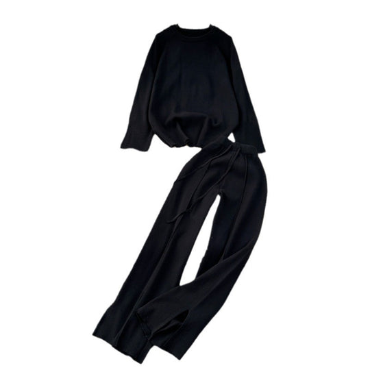 Damen kuschelige und stylische Strickkombination Fudus