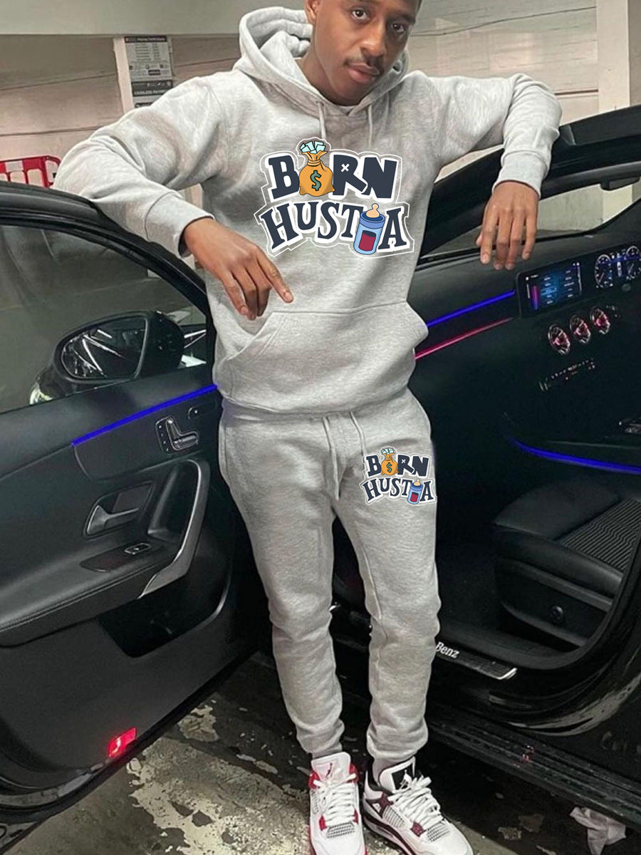 Damen Hoodie mit Jogginghose-Set im Urban-Style Fudus