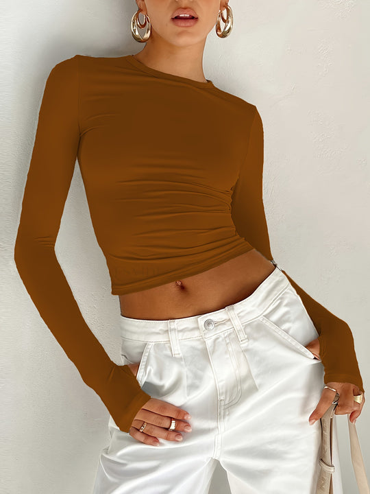 Damen Langarm-Style Shirt mit Komfortpassform Fudus