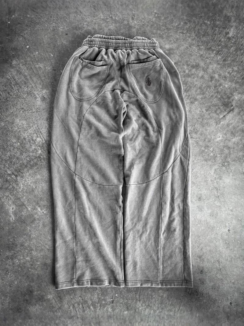 Damen lässige Freizeithosen mit elastischem Bund und praktischen Taschen Fudus