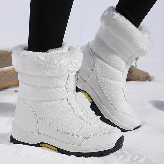 Damen isolierte Winterstiefel mit rutschfester Sohle und kuscheligem Innenfutter Fudus