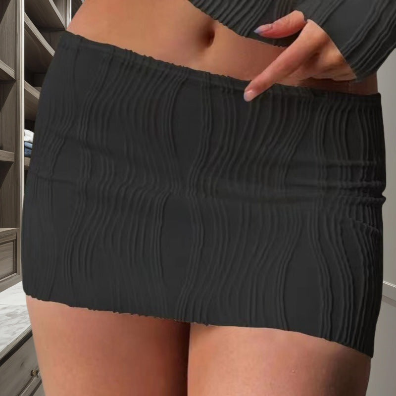 Damen Langarmshirt mit strukturiertem Design Fudus