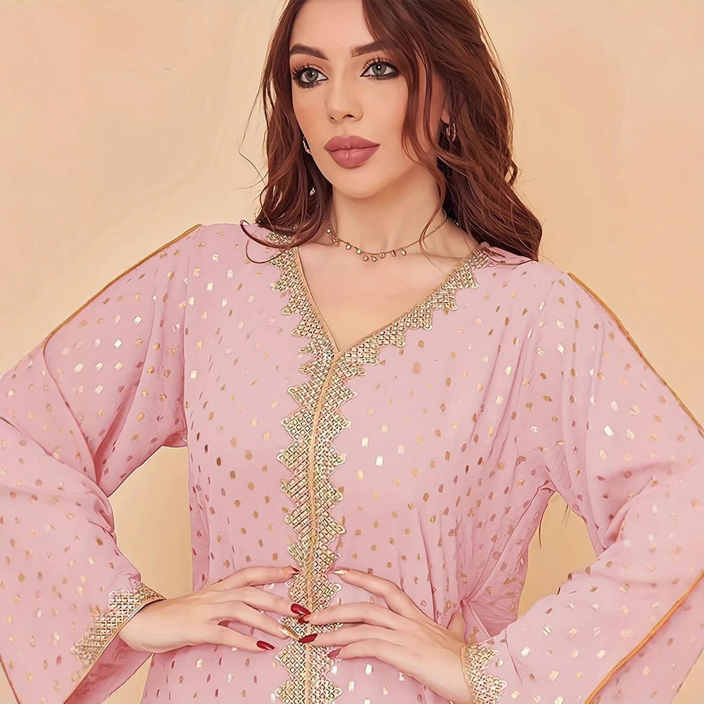 Damen Kaftan mit prachtvollen Details Fudus