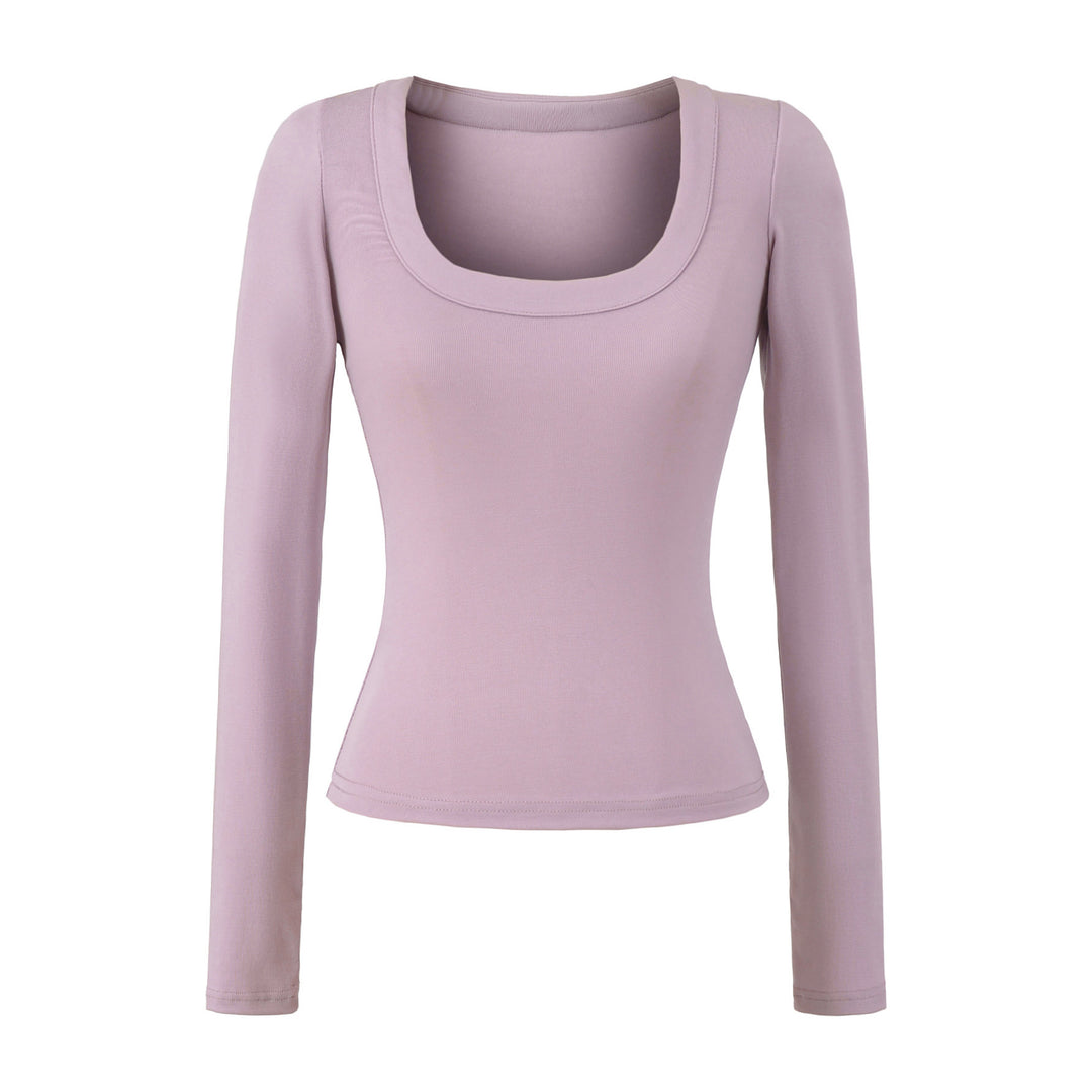 Damen Langärmliges Oberteil mit weitem Rundhals Fudus