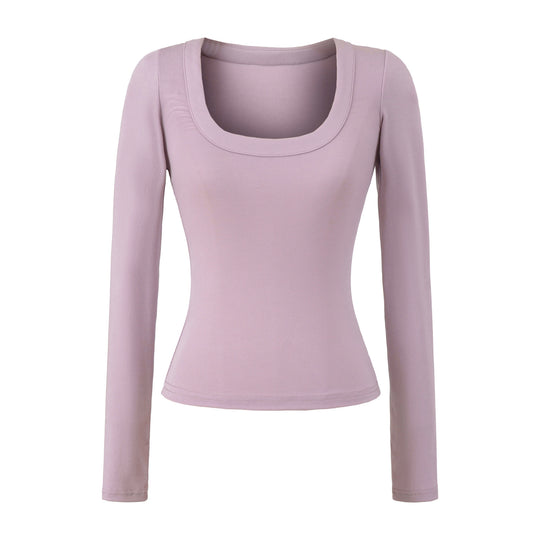 Damen Langärmliges Oberteil mit weitem Rundhals Fudus