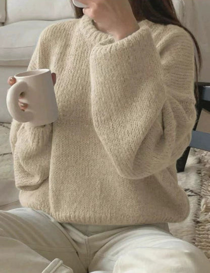 Damen kuscheliger oversized Pulli Fudus