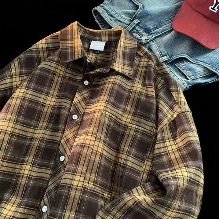 Damen Karo-Hemden mit lässigem Schnitt