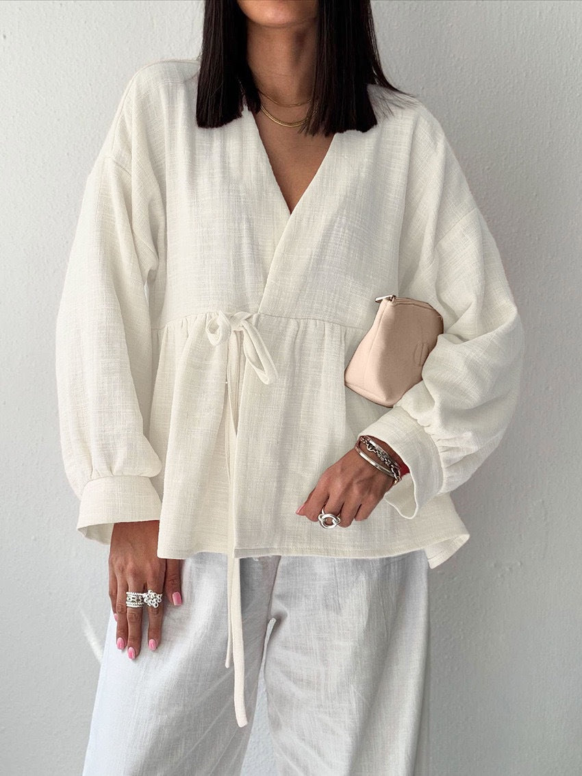 Damen lässige Bluse Fudus