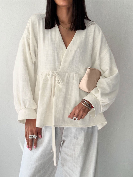 Damen lässige Bluse Fudus