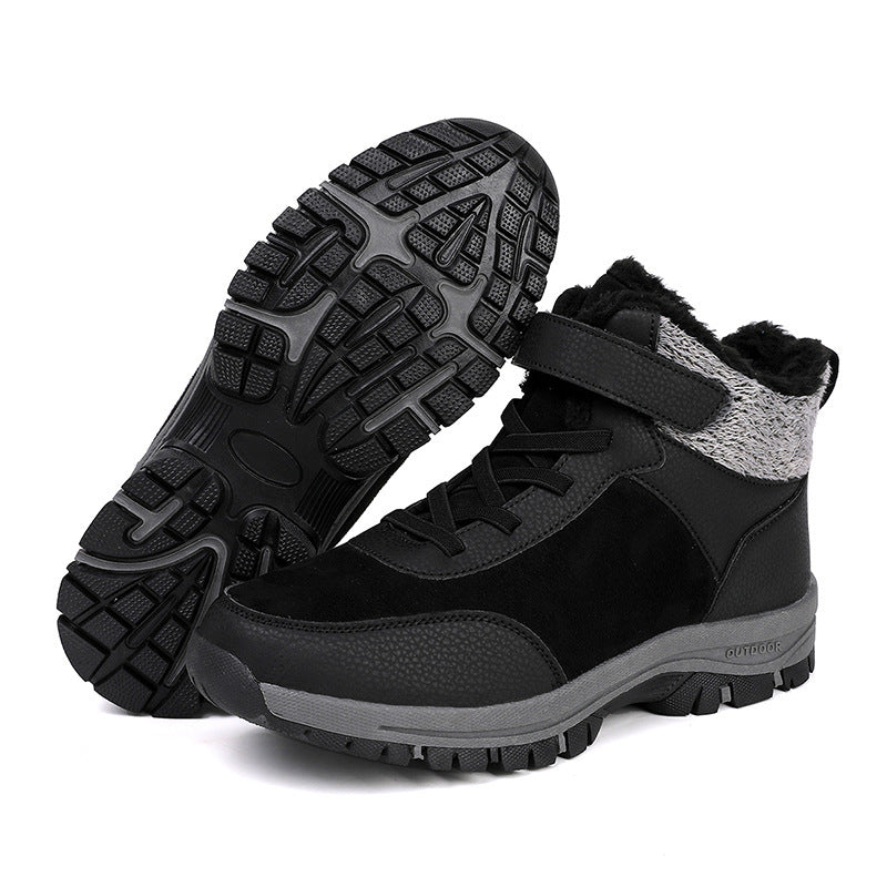 Damen Isolierte Winterstiefel mit verstellbarem Klettverschluss und weichem Innenfutter Fudus