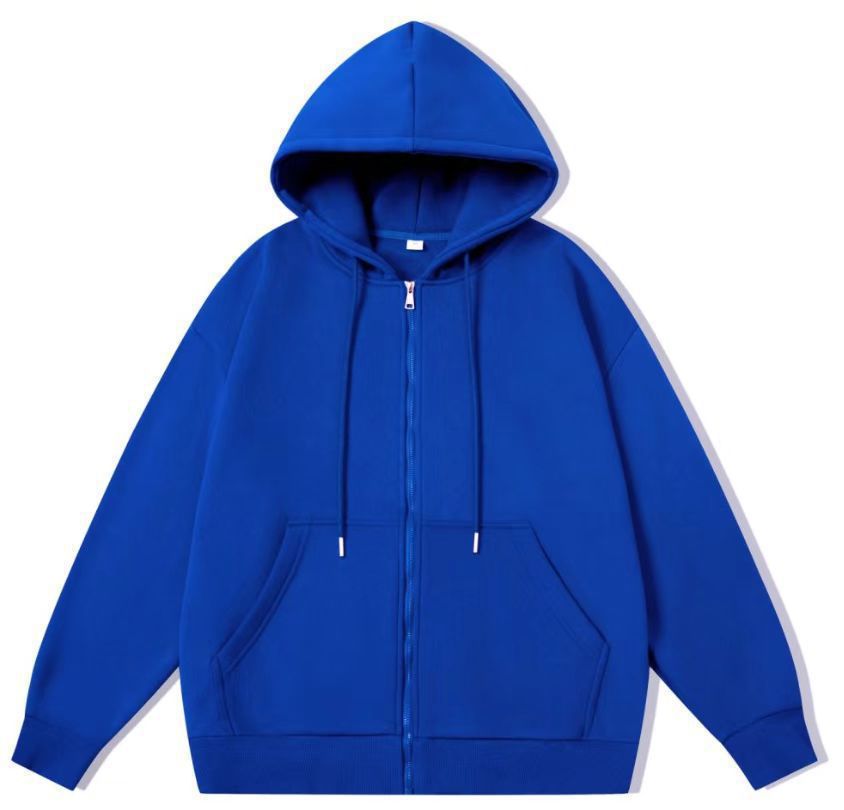 Damen Lässige Hoodie mit Hohem Kragen & Seitentaschen