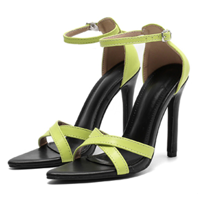 Damen High Heel Sandalen mit verstellbarem Riemendesign und Fußbettenkomfort