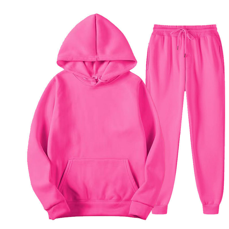 Damen Kapuzensweatshirt- und Jogginghose-Set Fudus