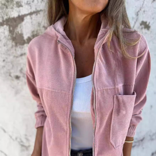 Damen lässige Cordjacke Fudus