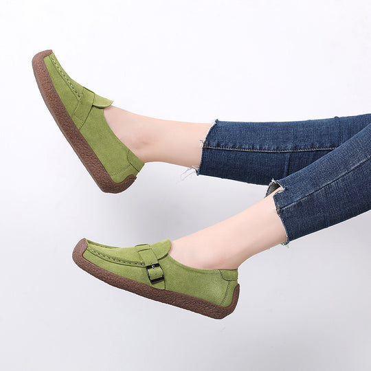 Damen Komfortable Slip-On Freizeitschuhe mit flexiblem Sohlenprofil Fudus