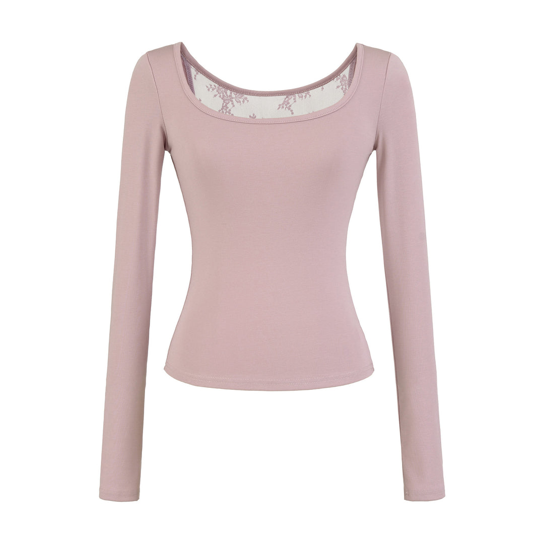 Damen langärmliges Feinripp-Oberteil Fudus