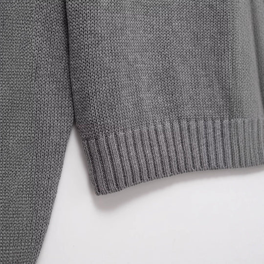 Damen kuscheliger Pullover mit Knopfleiste Fudus