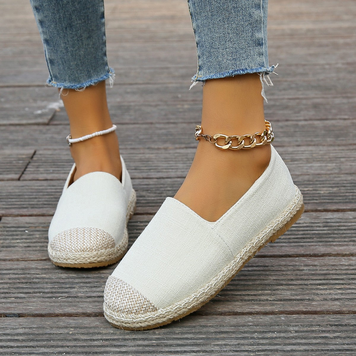 Damen Espadrilles mit Jutesohle