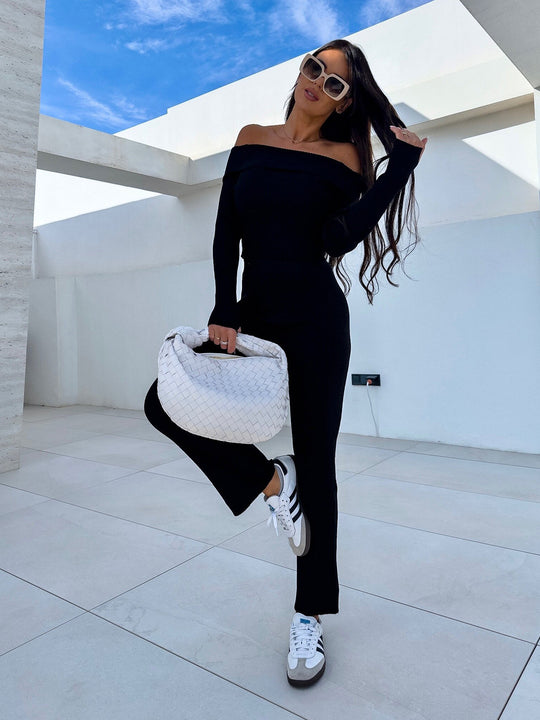 Damen Kombinierter Strickanzug Fudus