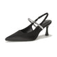 Damen Elegante Sling Pumps Riemchen