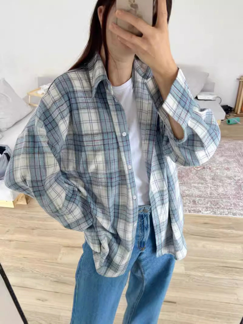 Damen lässige Karohemd Fudus