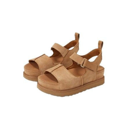 Damen Komfort Sandalen mit anatomisch geformtem Fußbett und verstellbarem Riemen