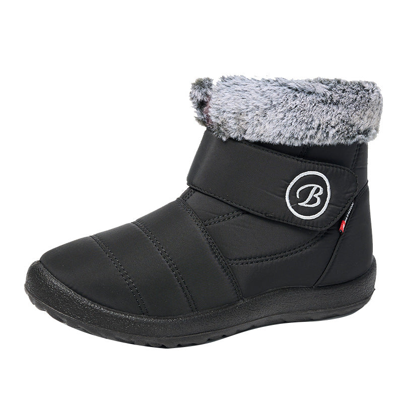 Damen isolierte Winterstiefel mit praktischer Klettverschluss und warmem Fleece-Futter Fudus