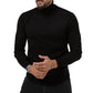 Herren Rollkragenpullover mit feiner Strickstruktur und lässigem Schnitt Fudus