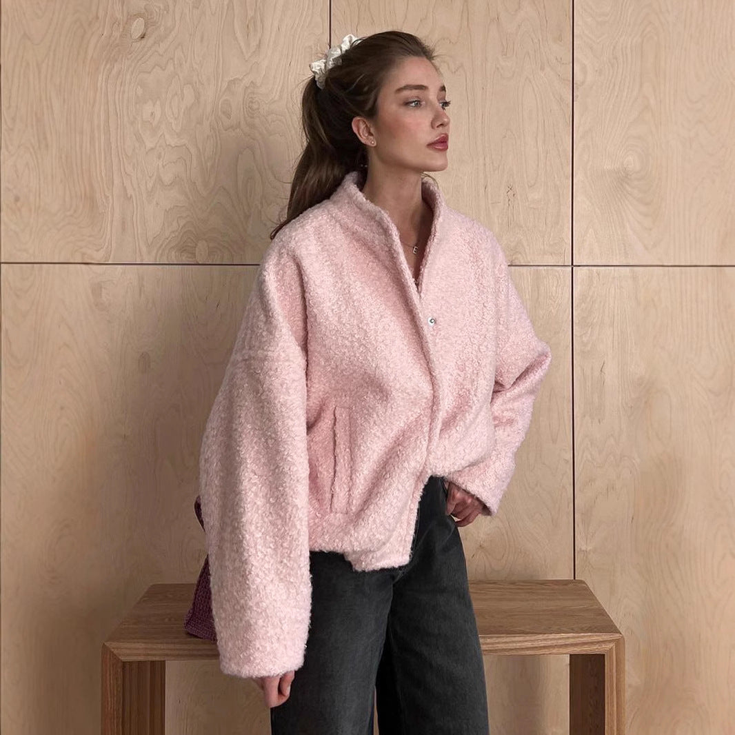 Damen Kuschelige Fleecejacke im modernen Design Fudus