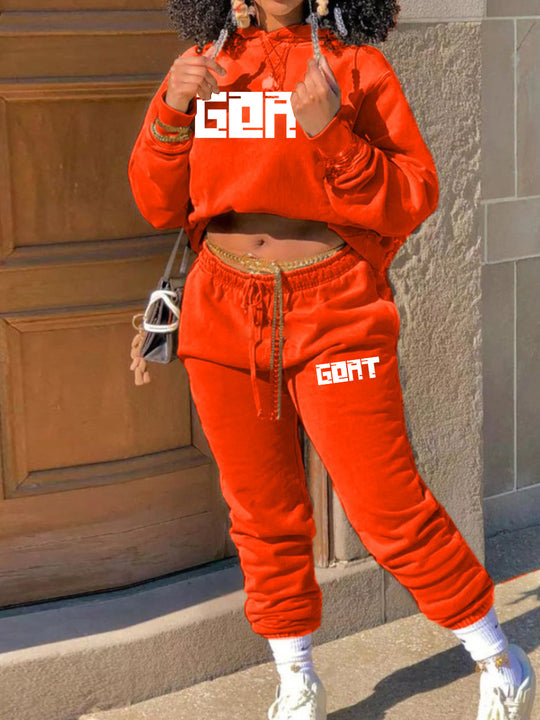 Damen Jogginganzug mit innovativem Logo-Design Fudus