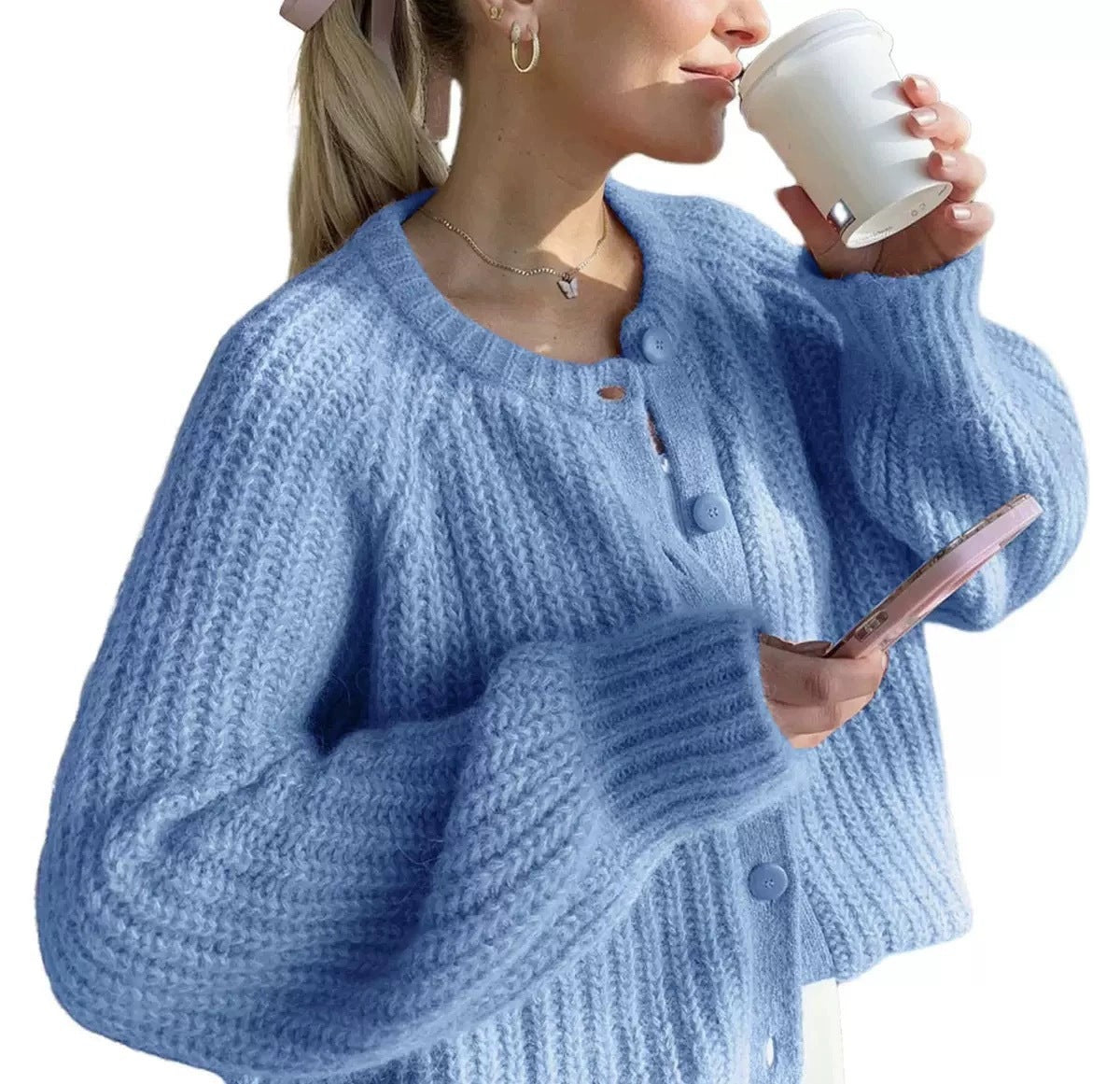 Damen Strickjacke Fudus