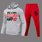 Damen Hoodie- und Jogginghose-Set mit motivierendem Schriftzug Fudus