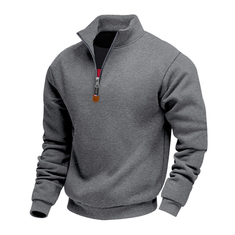 Herren Sweatshirt mit Stehkragen Fudus