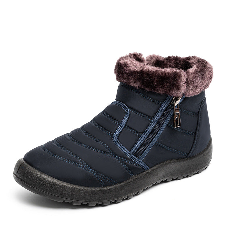 Damen Isolierte Winterboots mit rutschfester Sohle und praktischen Reißverschluss Fudus