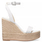 Espadrille Wedge Sandalen Damen Verstellbarer Riemen