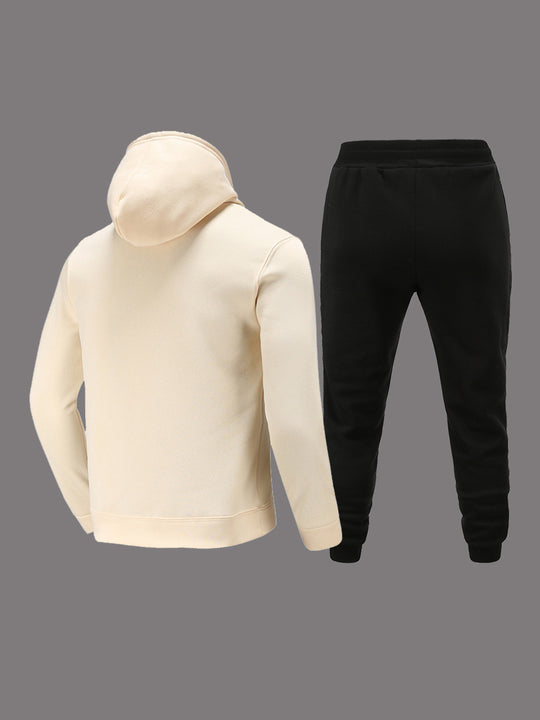 Damen Hoodie und Jogginghose Set mit kreativem Design Fudus