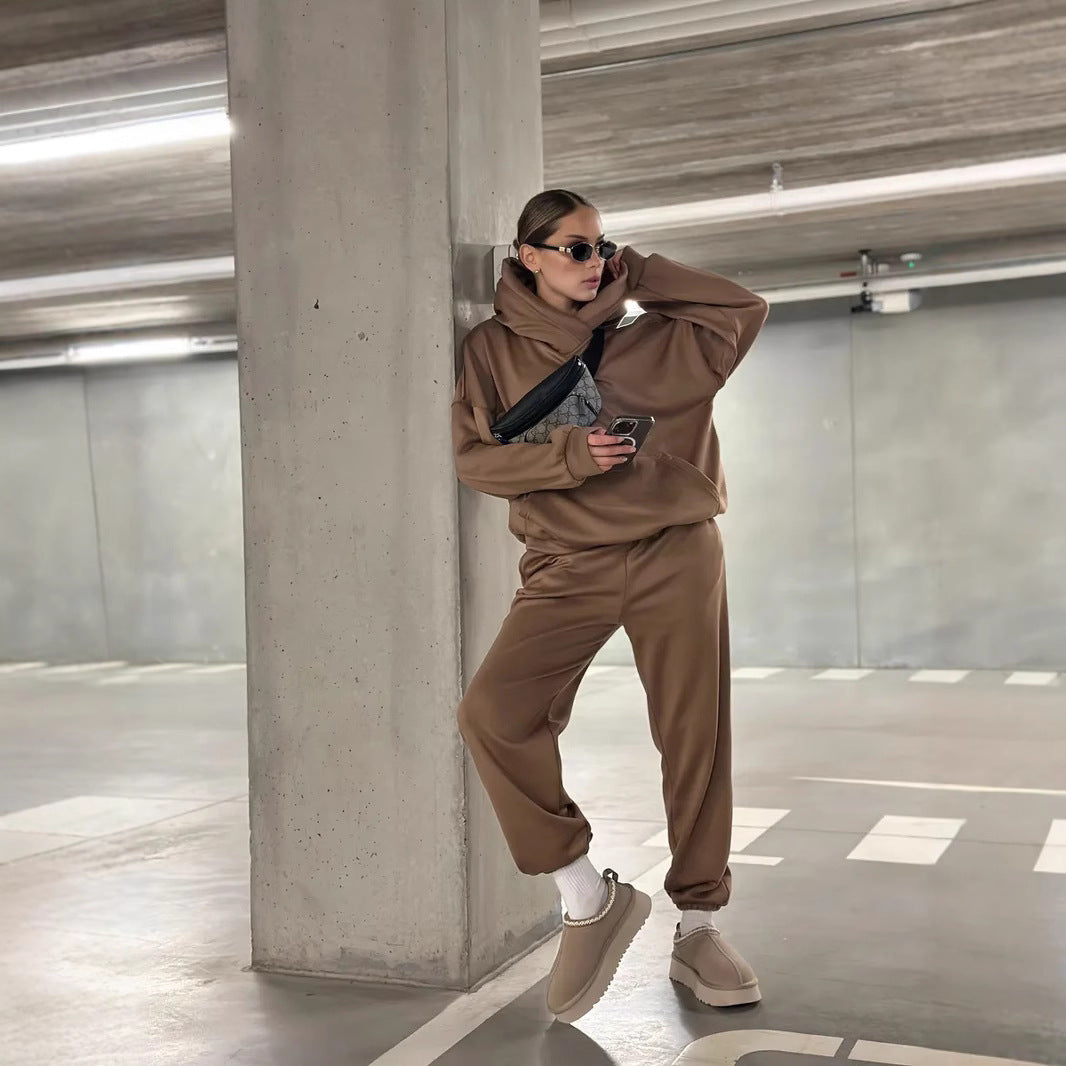 Damen Hoodies und Jogginghose Set Fudus