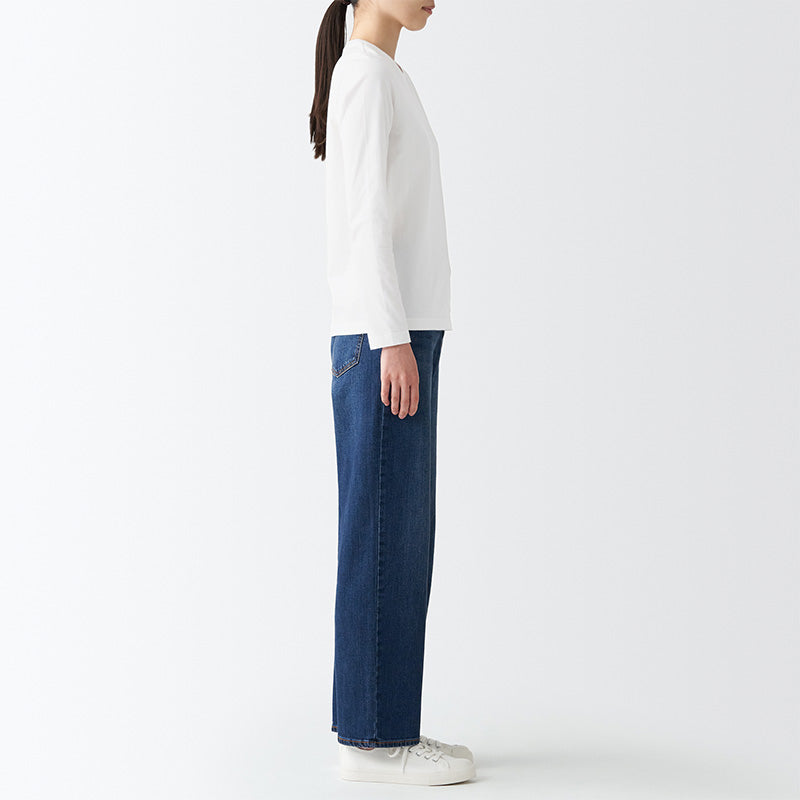 Damen Langarmshirt aus atmungsaktivem Baumwollmix Fudus