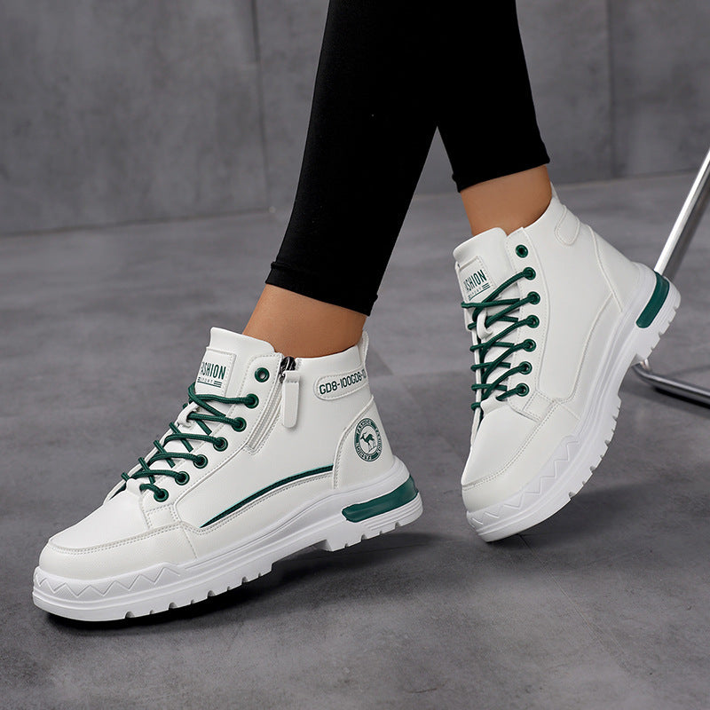 Damen Sportliche High-Top Boots Fudus