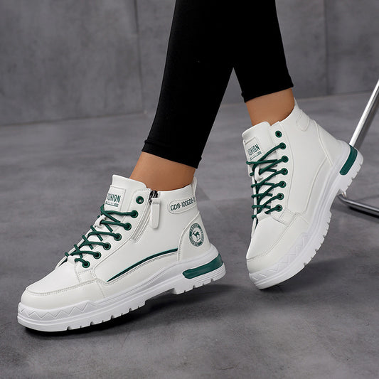 Damen Sportliche High-Top Boots Fudus