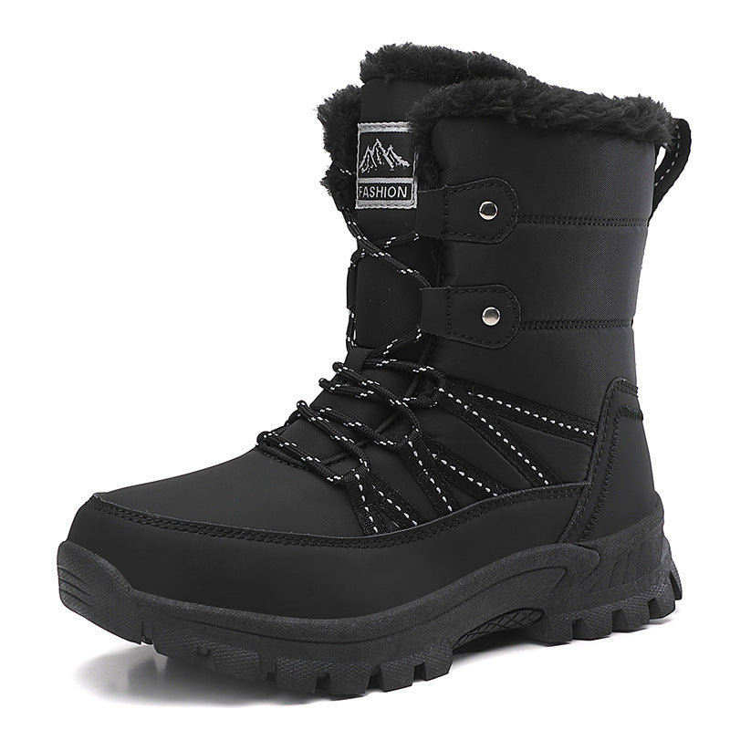 Damen isolierte Winterstiefel mit rutschfester Sohle und kuscheligem Innenfutter Fudus