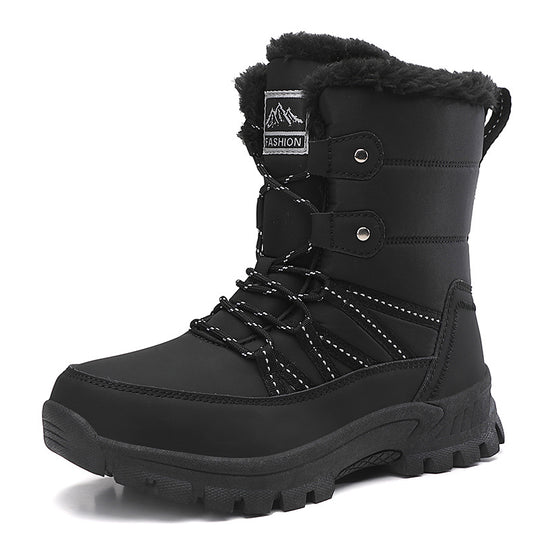 Damen isolierte Winterstiefel mit rutschfester Sohle und kuscheligem Innenfutter Fudus
