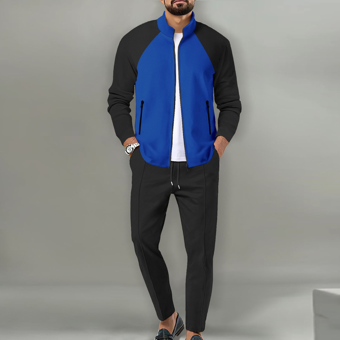 Herren Sportlicher Track-Suit mit High-Tech-Materialien Fduus