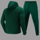 Damen Hoodie- und Jogginghose-Set mit modernem Schriftzug und bequemer Passform Fudus