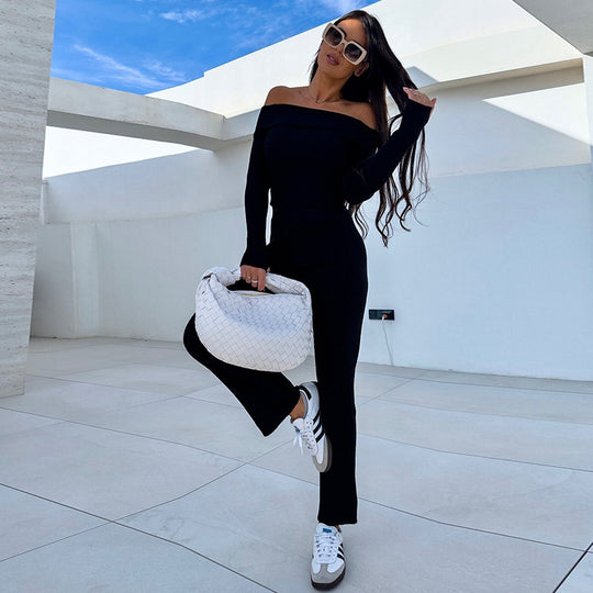 Damen Kombinierter Strickanzug Fudus